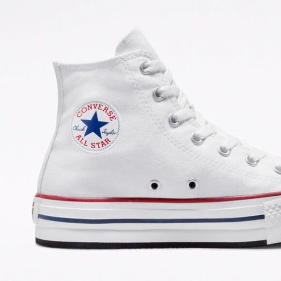 White Chuck Taylor All Star EVA Lift Canvas Platform - Picture 1 of 1